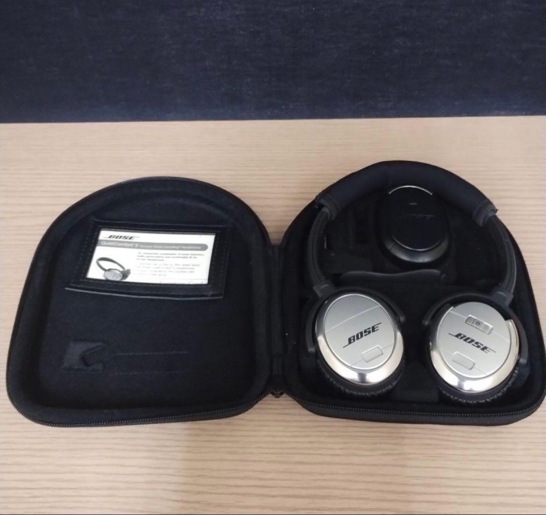 交換バッテリー付】Bose QuietComfort 3 ヘッドフォン - メルカリ