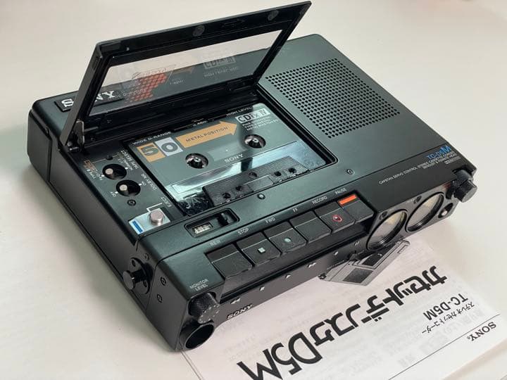 ☆美品、動作OK☆ ソニー SONY カセットデンスケ TC-D5M #1