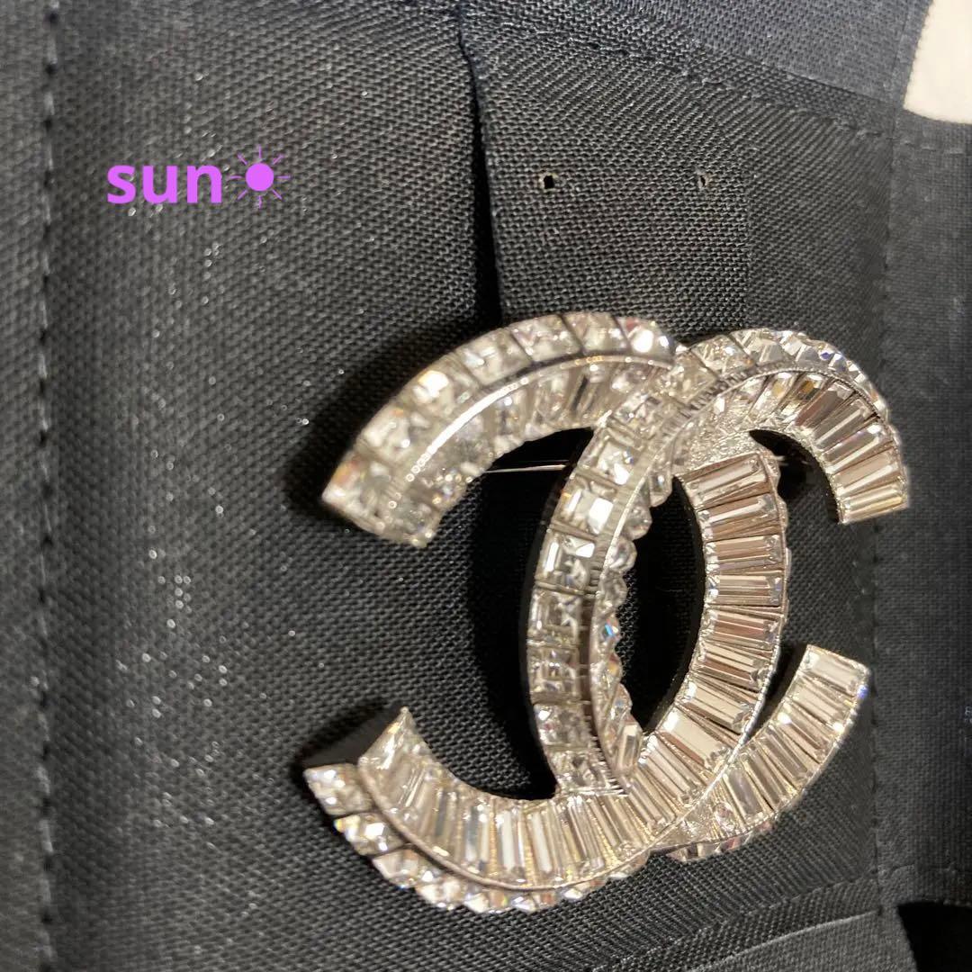 CHANEL キラキラストラス定番ブローチ 新品 2022 aw