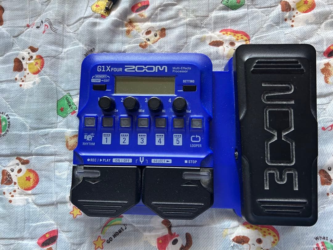 ギター ZOOM G1X FOUR  Blue IKEBE ORIGINAL イケシブ」オープン記念特別限定モデル！ZOOMの人気コンパクトサイズ