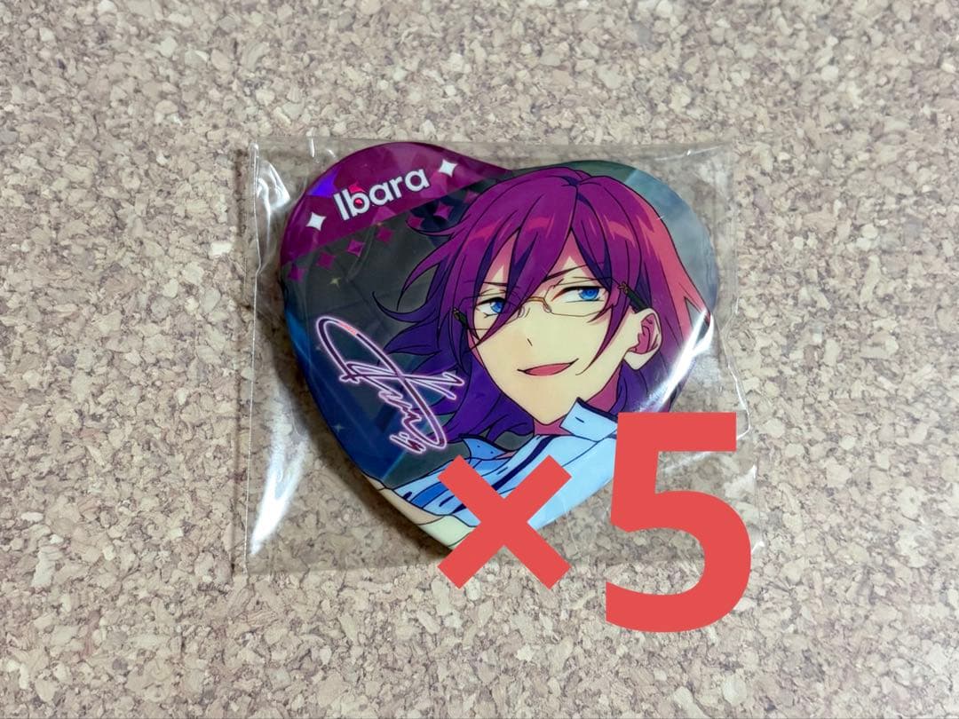 あんさんぶるスターズ あんスタ 中国 宝石心晴 缶バッジ ハート缶 七種