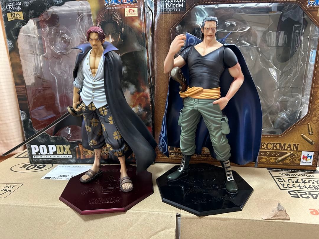 ワンピース P.O.P DX フィギュア シャンクス & ベン・ベックマン