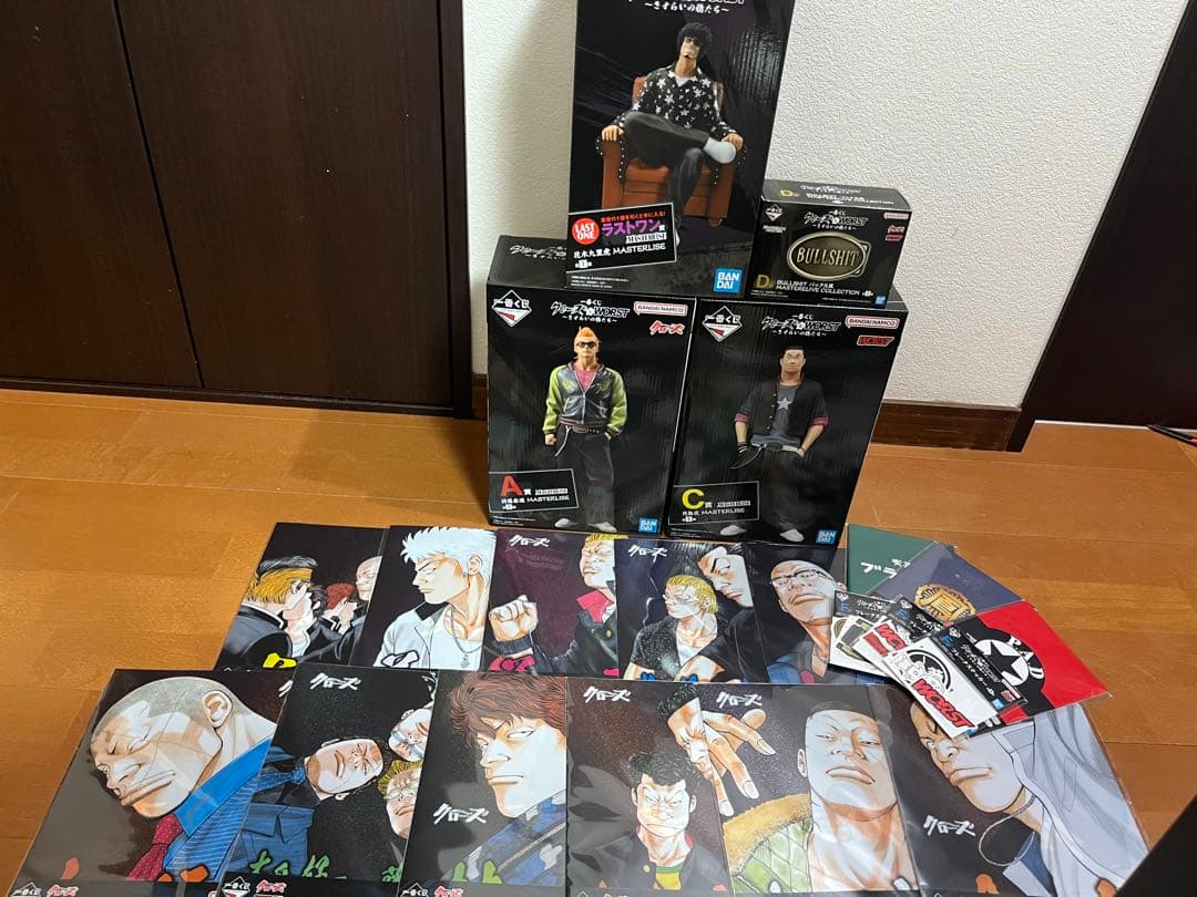 一番くじ クローズ & WORST A賞 C賞 D賞 ラストワン賞 H賞 おまけ