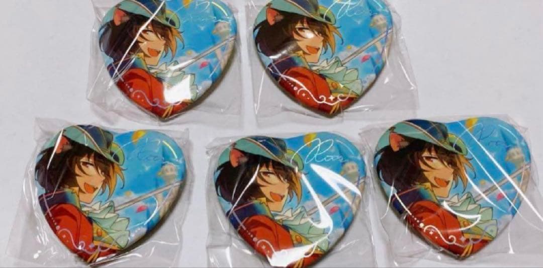 朔間凛月 傾心ハート缶バッジ 中国 LaMort