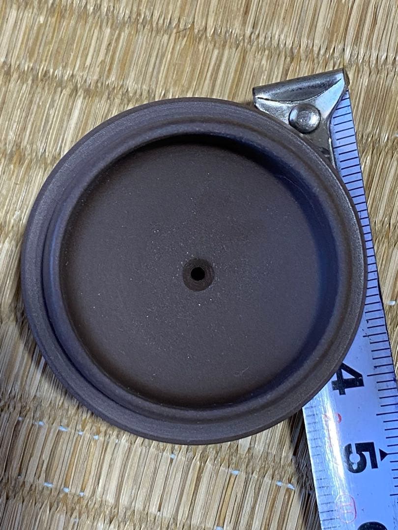 ♦中国？台湾 陸羽造 扁壺形 茶壺 茶道具 煎茶道具 茶器 急須 骨董品