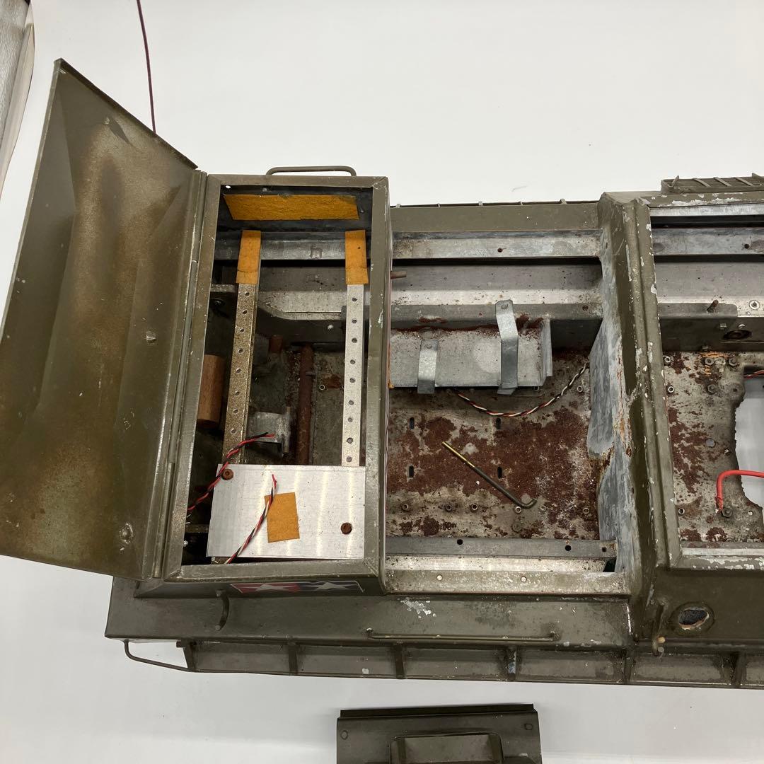 鉄製 キャタピラ 戦車 全長…約59㎝ 三ツ星商店