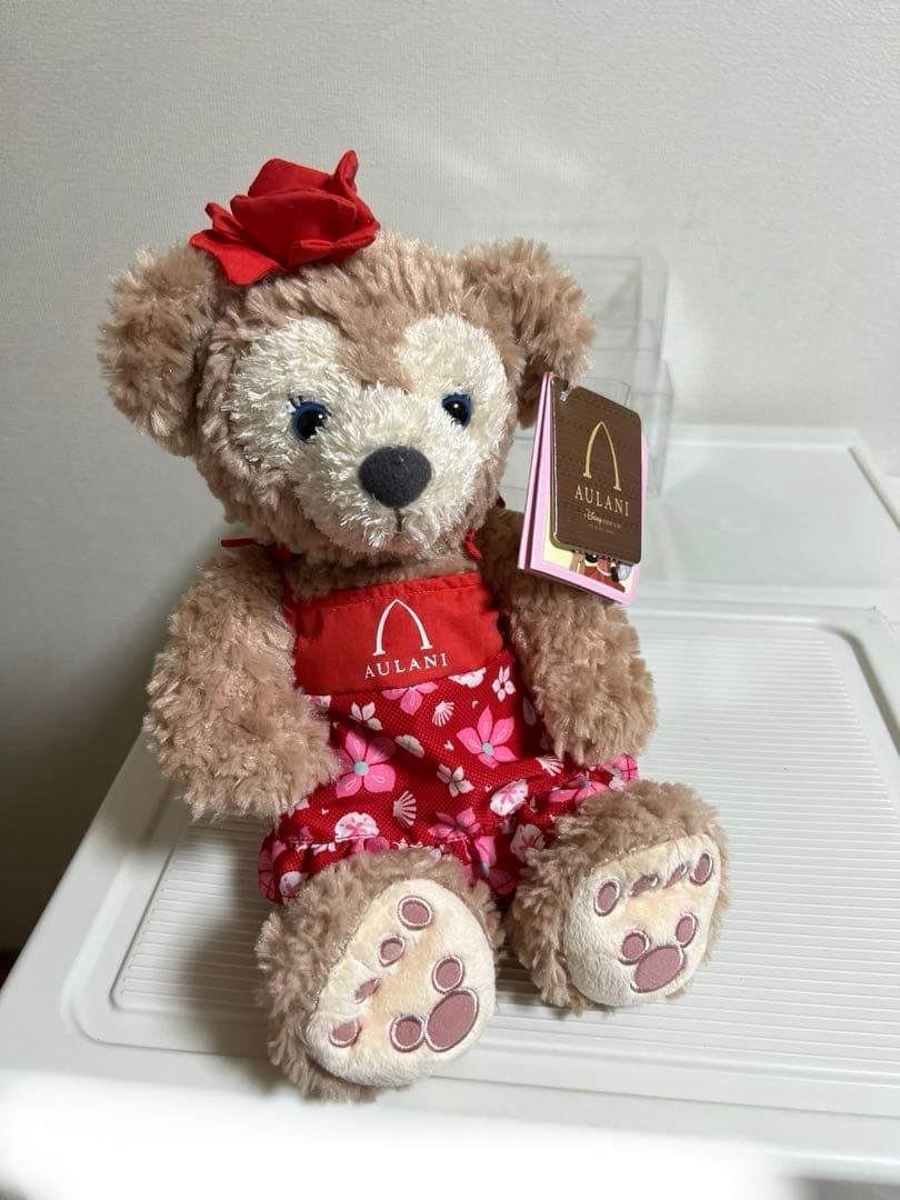 ディズニー、アウラニ（ハワイ、上海、香港）ダッフィー、シェリーメイぬいぐるみ