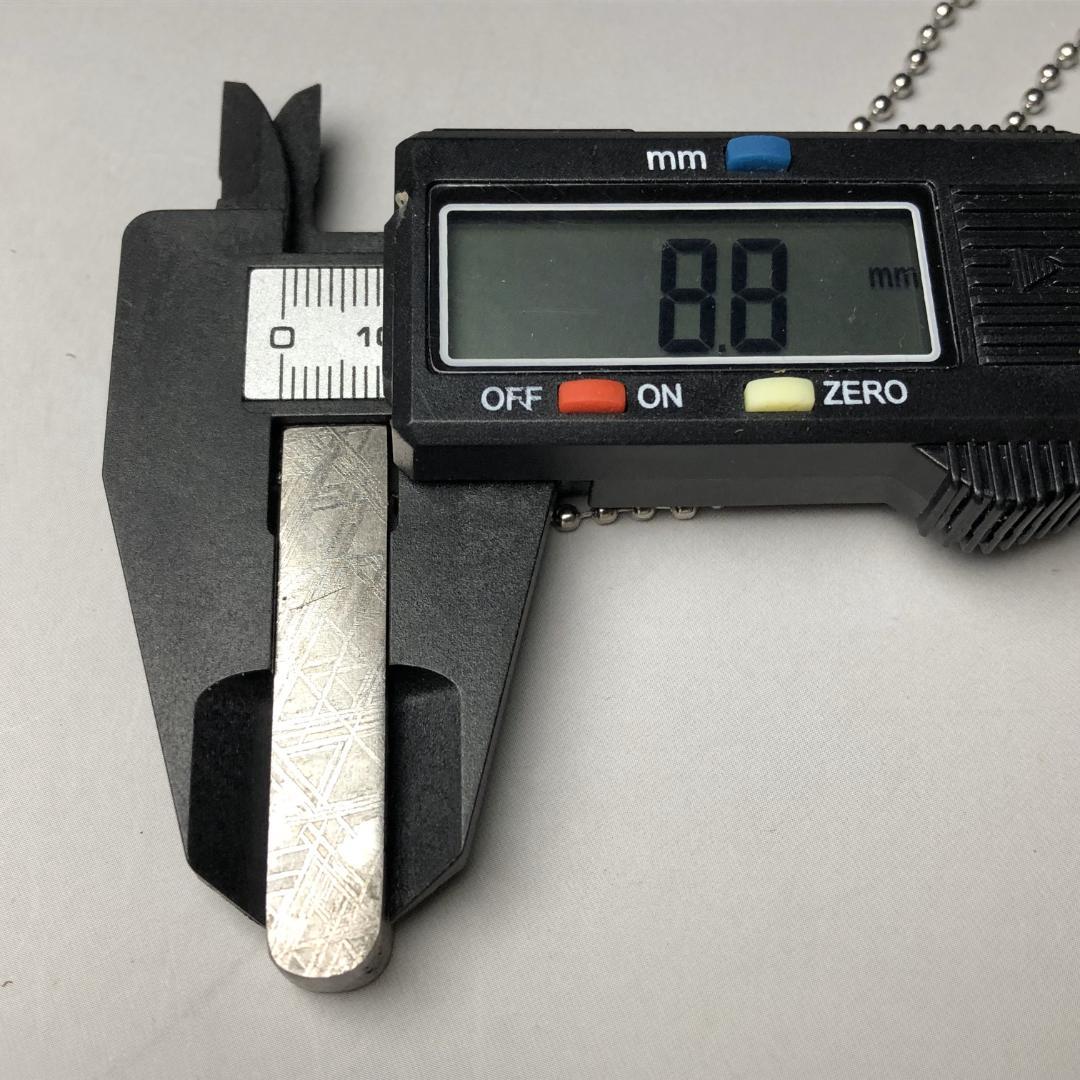 ムオニオナルスタ隕石 メッキ処理済み ペンダント 鉄隕石 重さ約29g