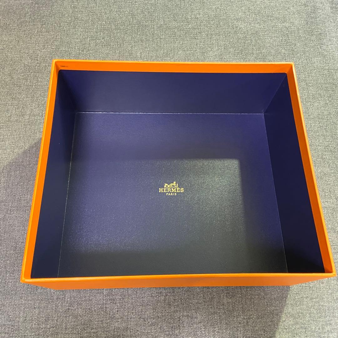 エルメス ピコタンpm 希少 ブルーボックス 空箱 ネイビーボックス