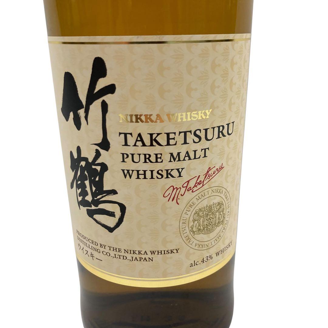 NIKKA 竹鶴 ピュアモルトウイスキー 700ml 43% 竹鶴 ピュアモルト 43