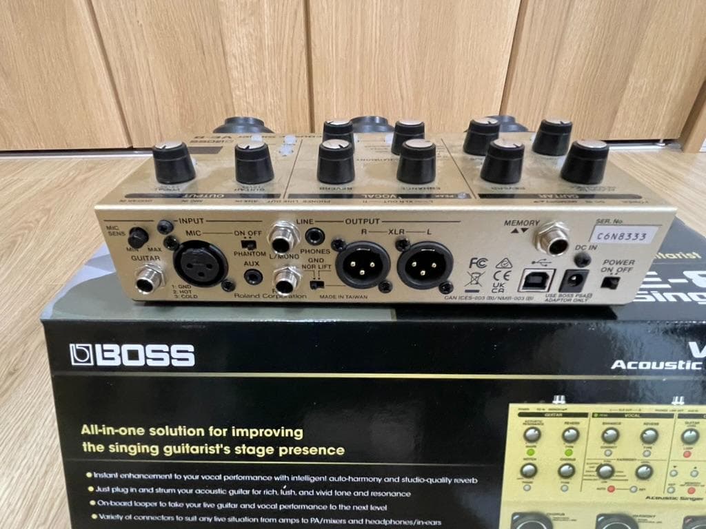 【極美品】BOSS VE-8 Acoustic Singer 弾き語り 箱説付