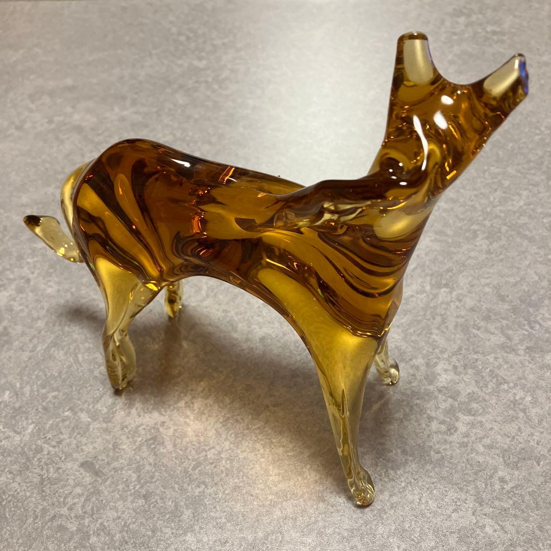 上越クリスタル硝子株式会社 月夜野工房 干支ガラス置物 ・馬（午