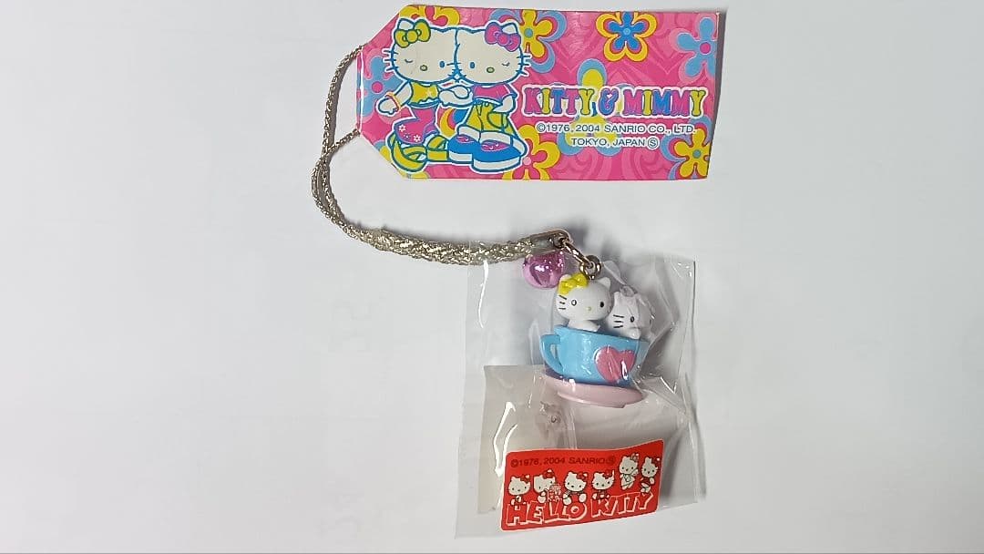 激レア！ハローキティ KITTY＆MIMMY 根付けストラップ
