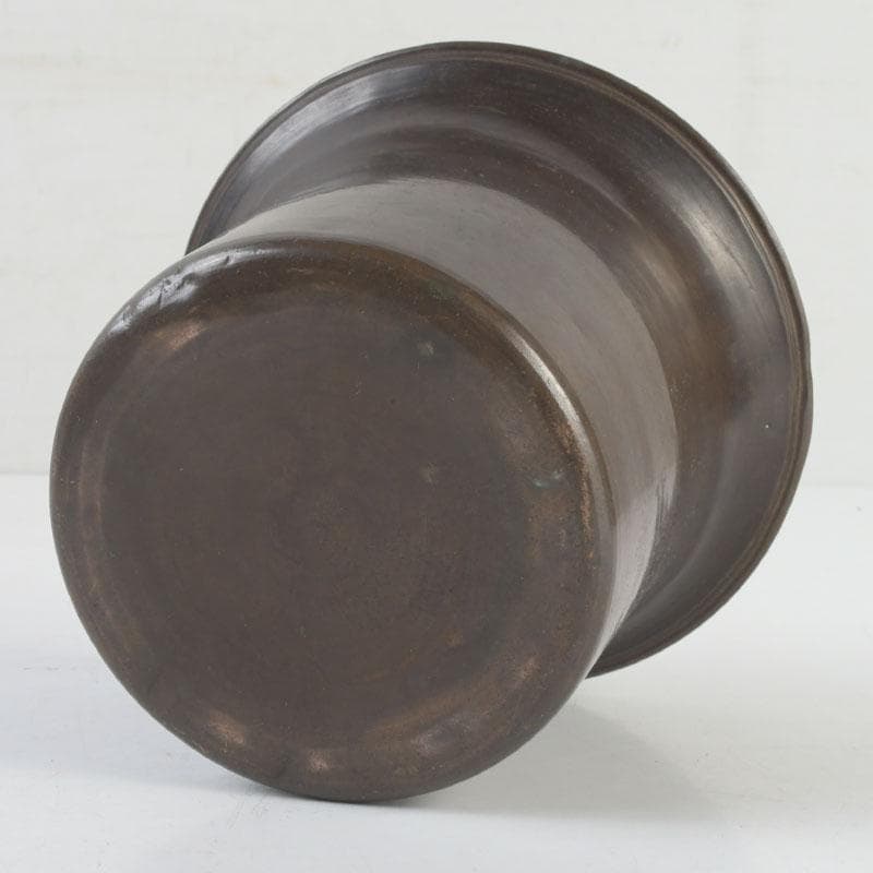 煎茶道具 古銅 茶こぼし 建水 V 9642 美術品・アンティーク・コレクション