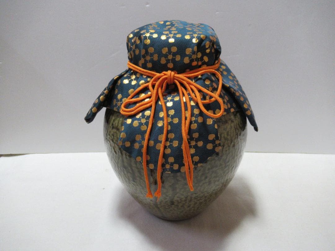 茶道具　飾茶壺　丹波焼　尾中窯　克造　口切茶事