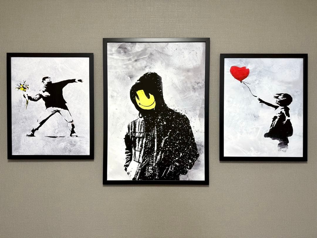 No.91♡半額祭♡キャンバスアート　ブランドアート　バンクシー　バスキア