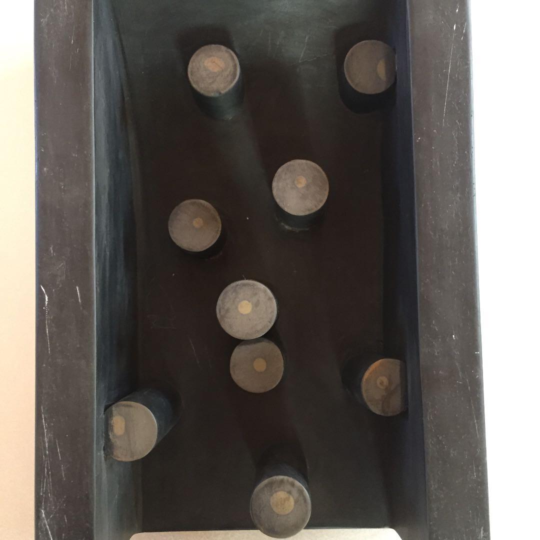 硯 中国端渓 太史硯 (北斗七星) 眼柱11個 鑑賞石 - メルカリ