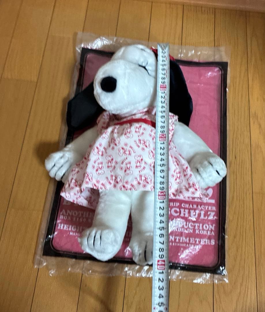 レトロ　ヴィンテージ　スヌーピー　ベル　女の子　ぬいぐるみ