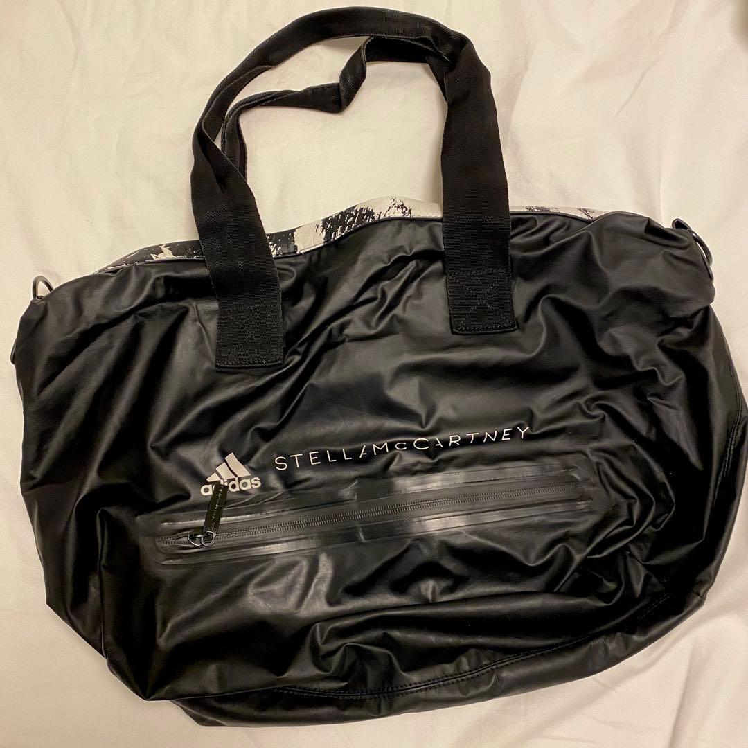 adidas STELLAMCCARTNEY 黒 ボストンバッグ - メルカリ