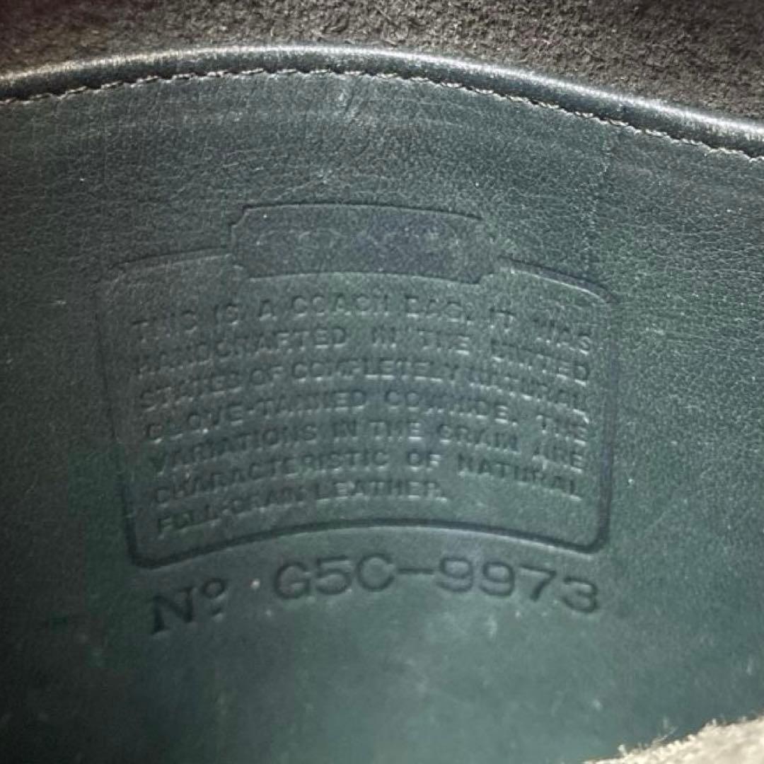 COACH オールドコーチ ショルダーバッグ クロスボディ USA製 グリーン