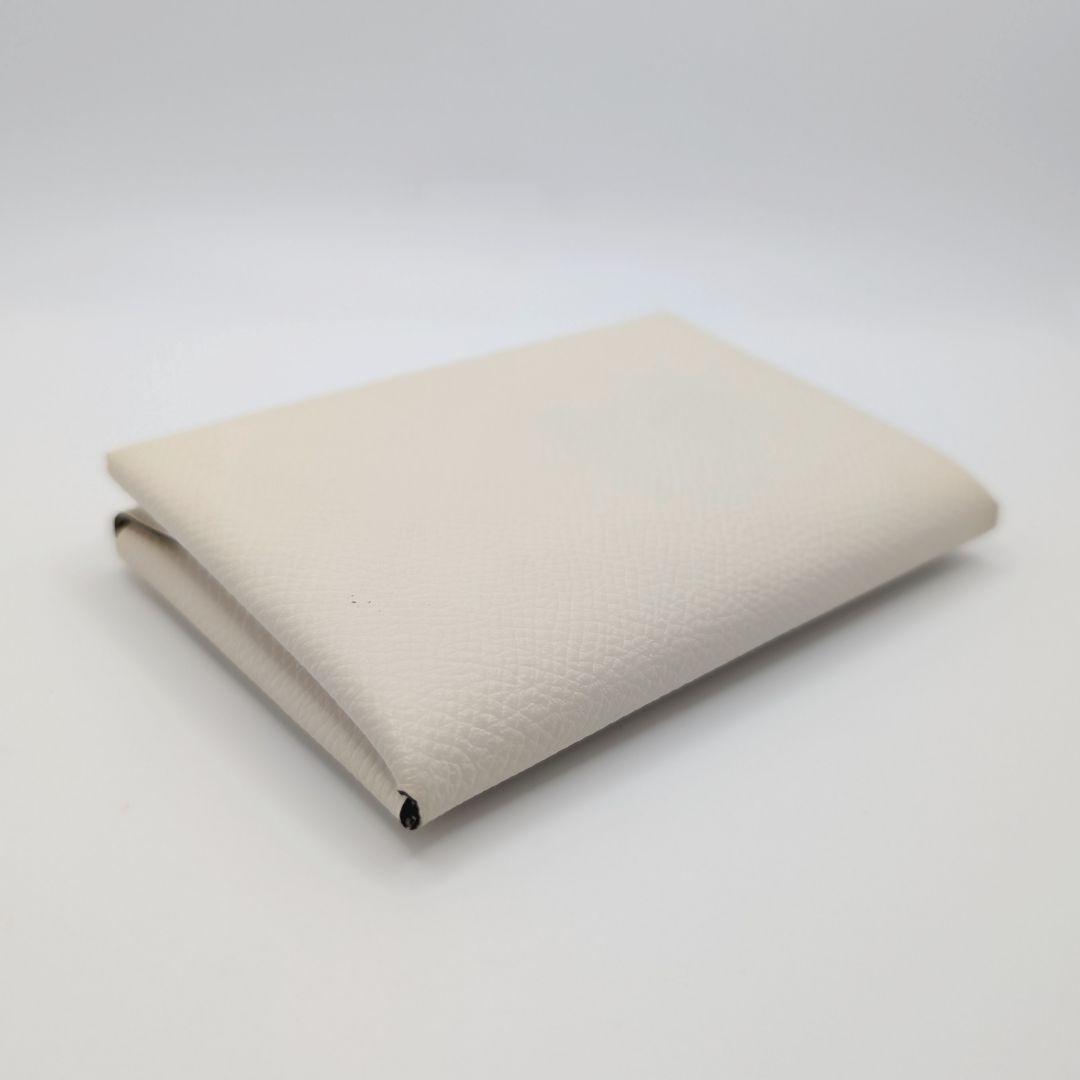 ✨️未使用級!✨️エルメス　カルヴィデュオ　アイボリー×イエロー