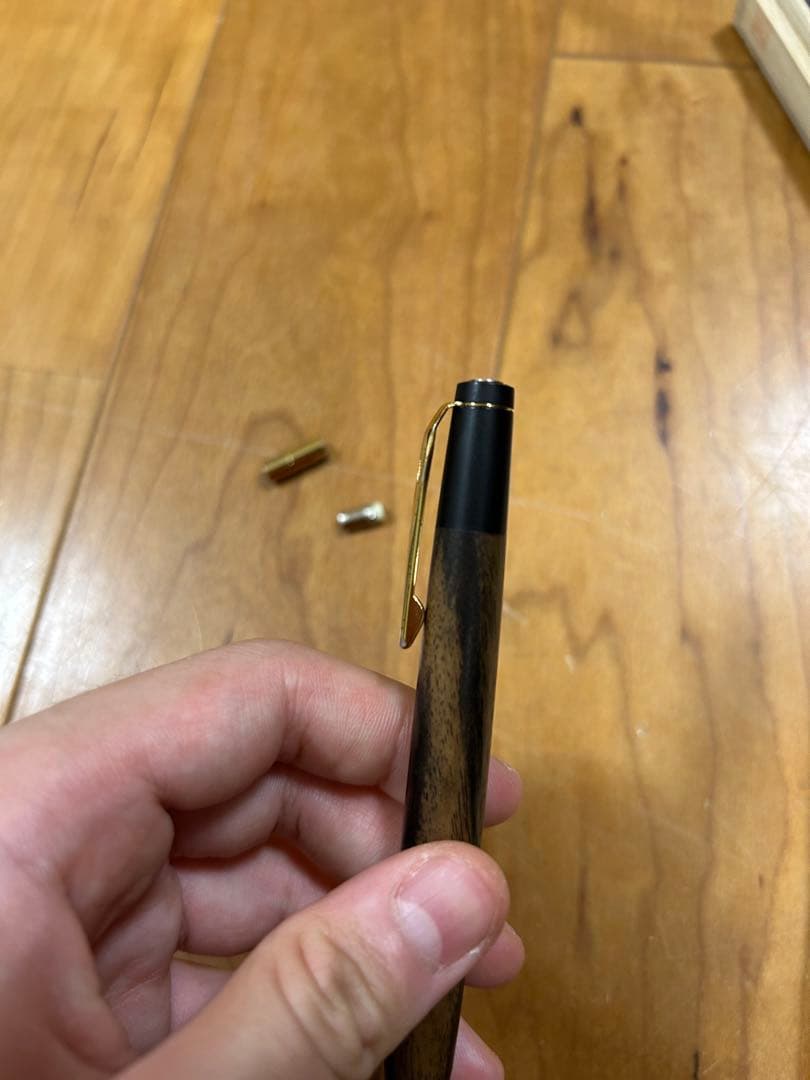 湯さま専用【野原工芸】【ジャンク】シャーペン 新型 特上黒柿