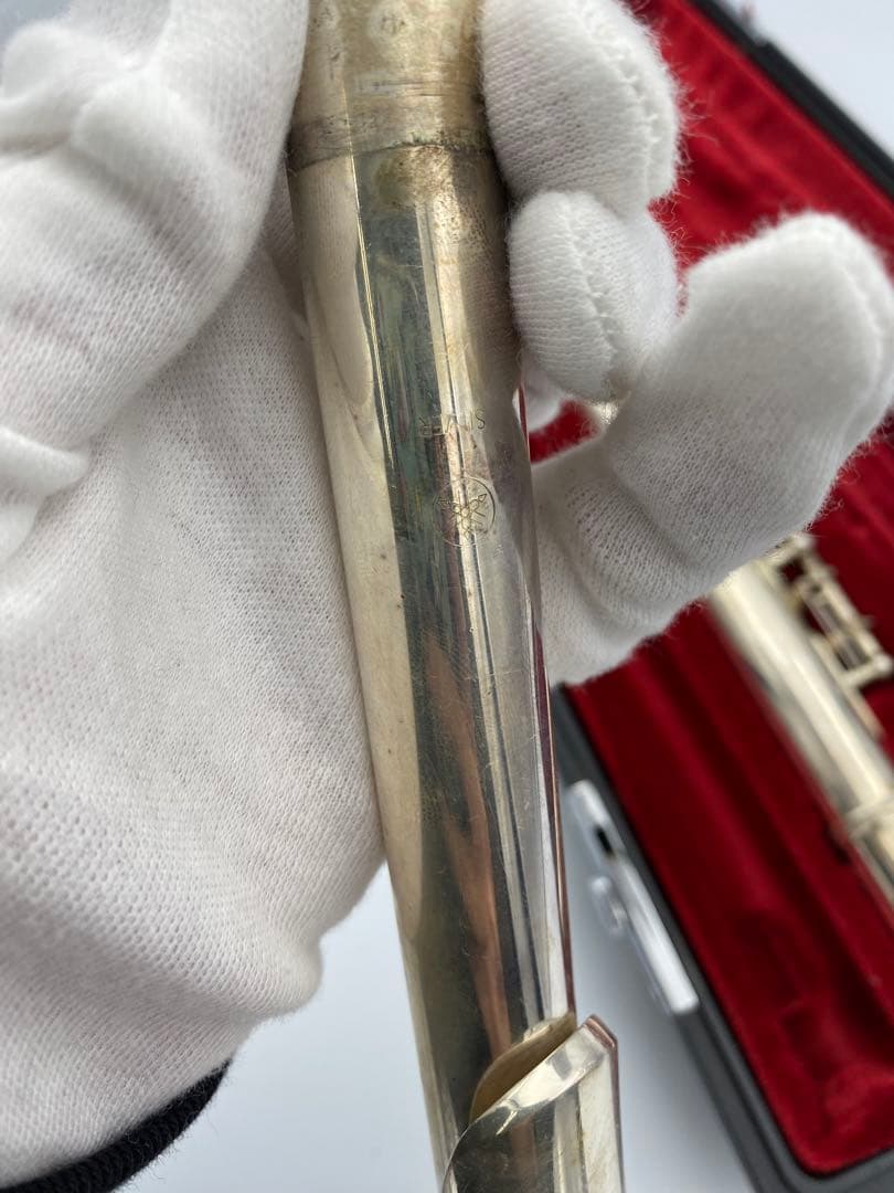 YAMAHA ヤマハ フルート YFL311 頭部管銀製 SILVER 刻印