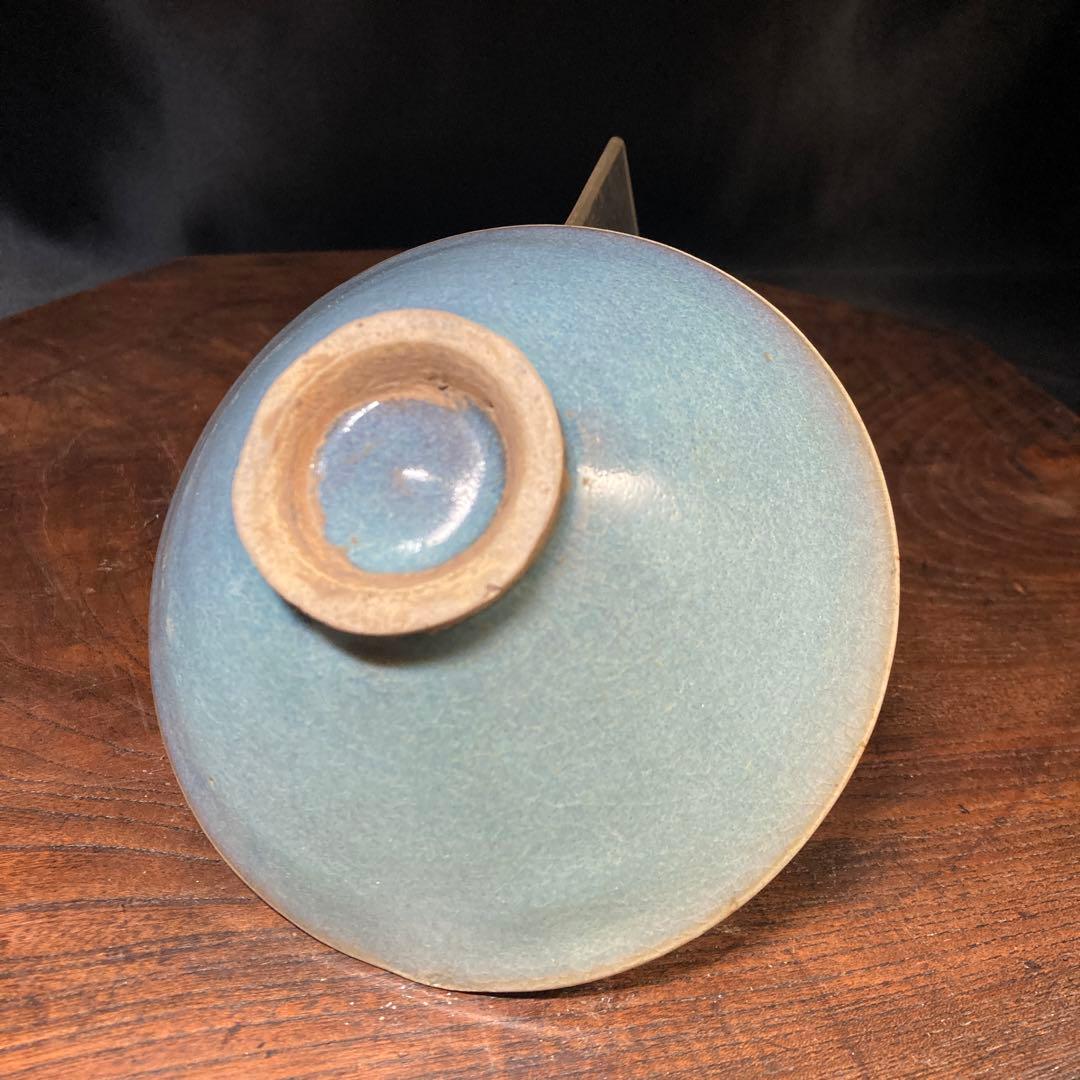 新春赤札セール❗️【ギャラリー三益】古美術　宋代　鈞窯紫紅釉茶碗