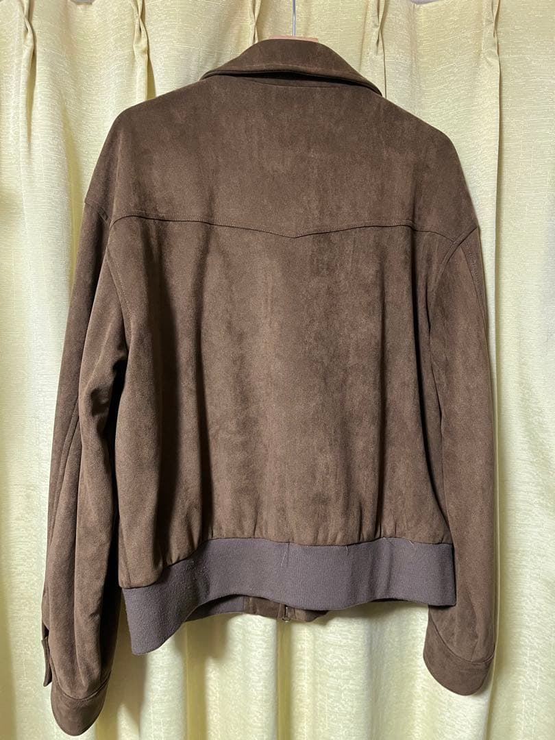 Chikashitsu+ チカシツプラス fake suede blouson