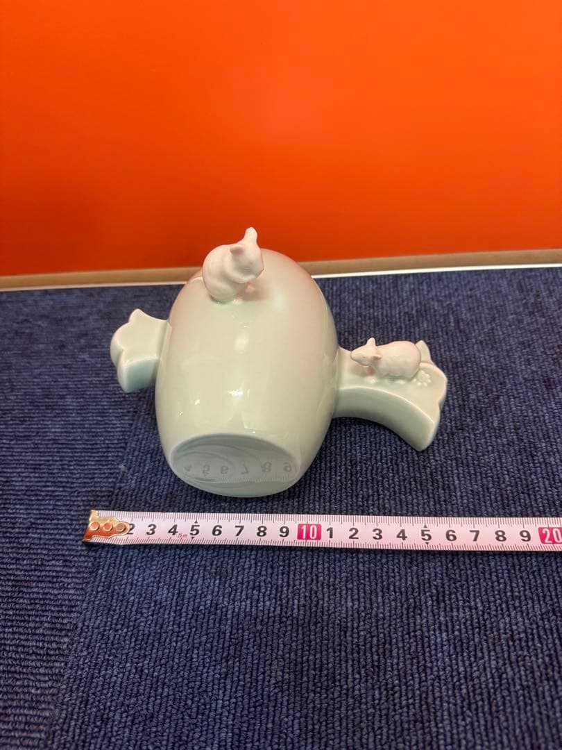 2038 深川製磁 干支 子 ねずみ 置物 打出の小槌 未使用 - メルカリ