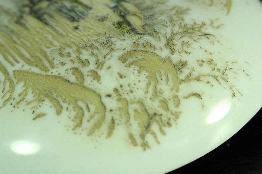 中国美術 墨絵 落 白磁香合 時代物(K-A723) - メルカリ