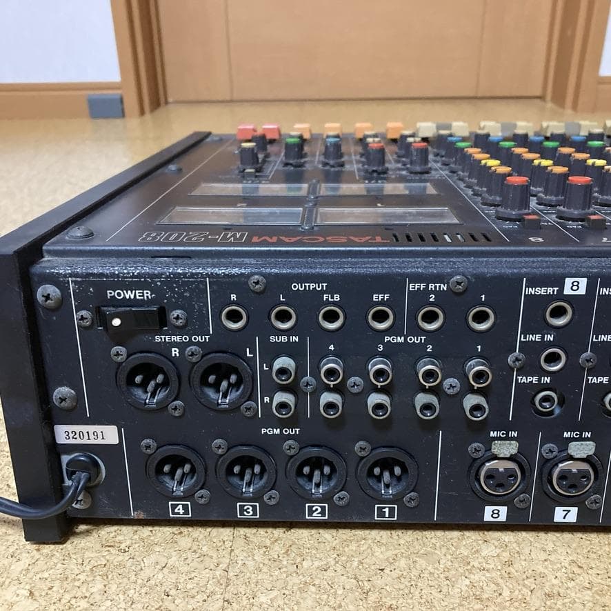 TASCAM M-208 アナログミキサー ヴィンテージ タスカム