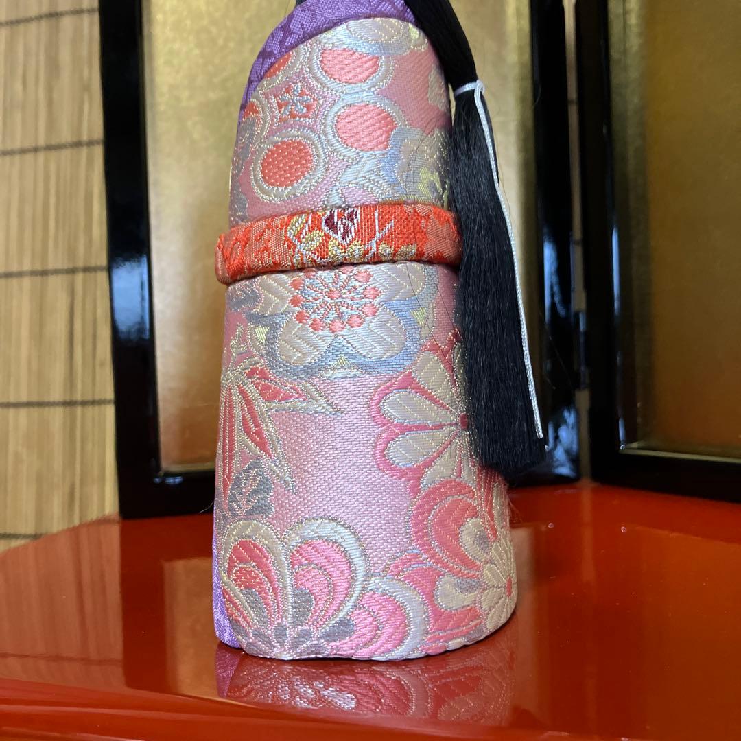 真多呂人形　古今人形　彩明立雛　コンパクト　お雛様　木目込み人形　収納飾り