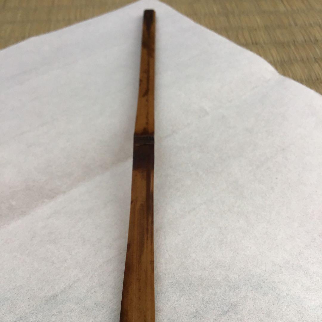 茶道具 茶杓 銘:紅葉狩 井上誠拙作 愚堂和尚書付 共筒 共箱 紙箱