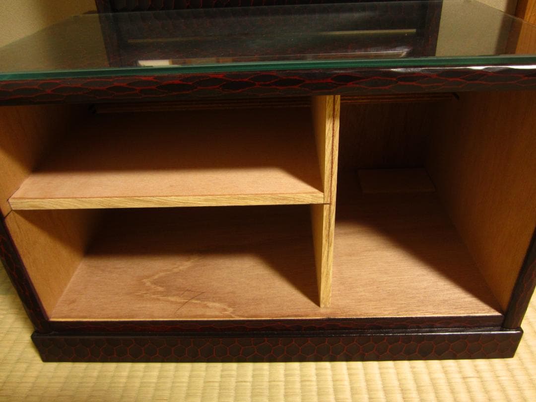 極美品◇伝統工芸◇鎌倉彫◇鏡台/姿見「梅の図」桐の