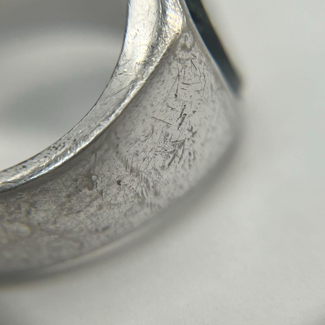 トムウッド TOMWOOD シールド グリーンマーブルリング 21号 SV925