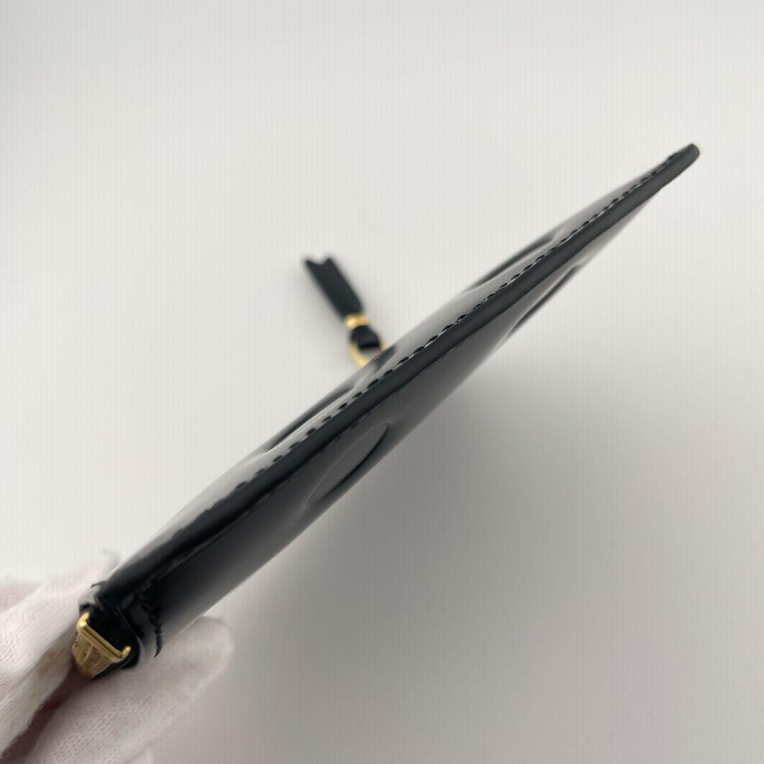 大人気✨コムデギャルソン 財布 L字ファスナー 本革 ポルカドット ブラック