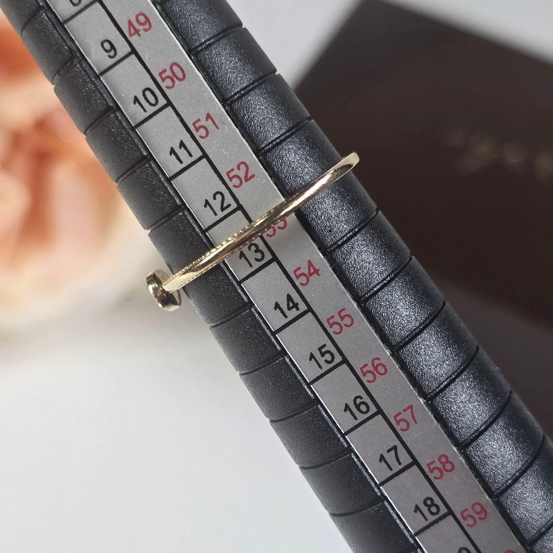 agete　アガット　K10　ダイヤモンドリング シャンデリア 12.５号