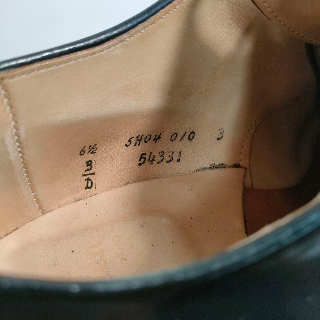 オールデン 54331 Vチップ コードバン 6.5D 黒 モディファイドラスト