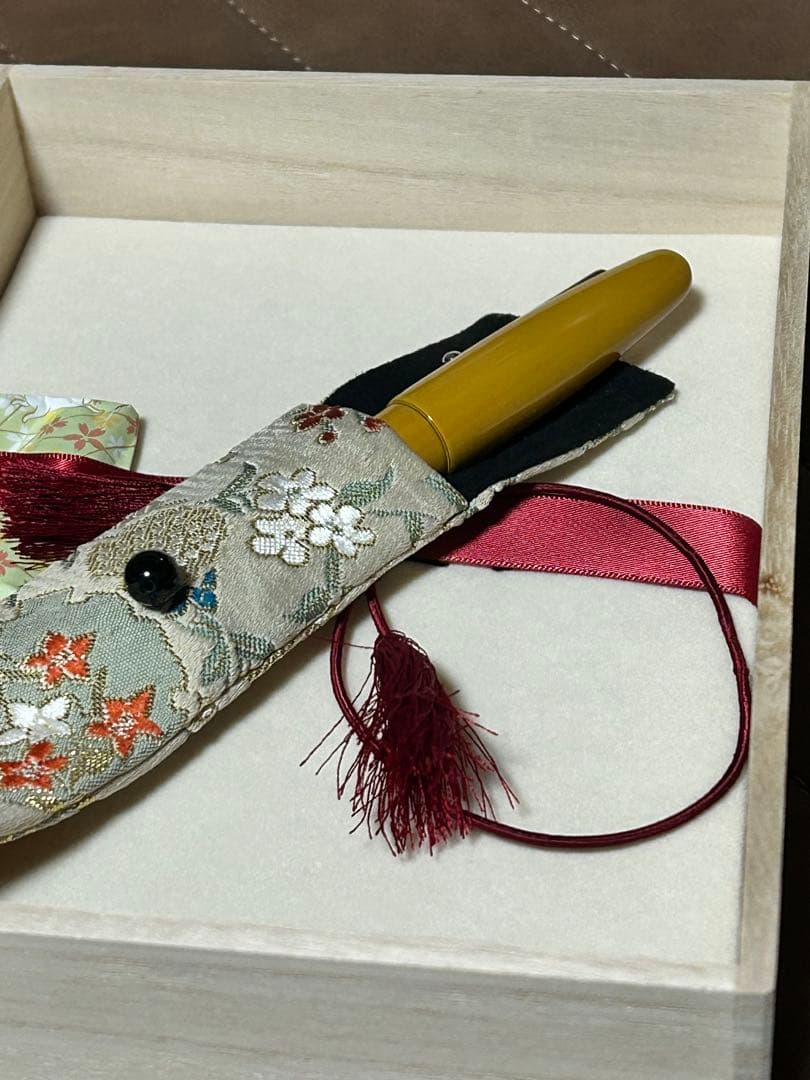 ワンチャー 誠漆・黄 将軍ニブペ FUDE ふでdeまんねん 長原 18金