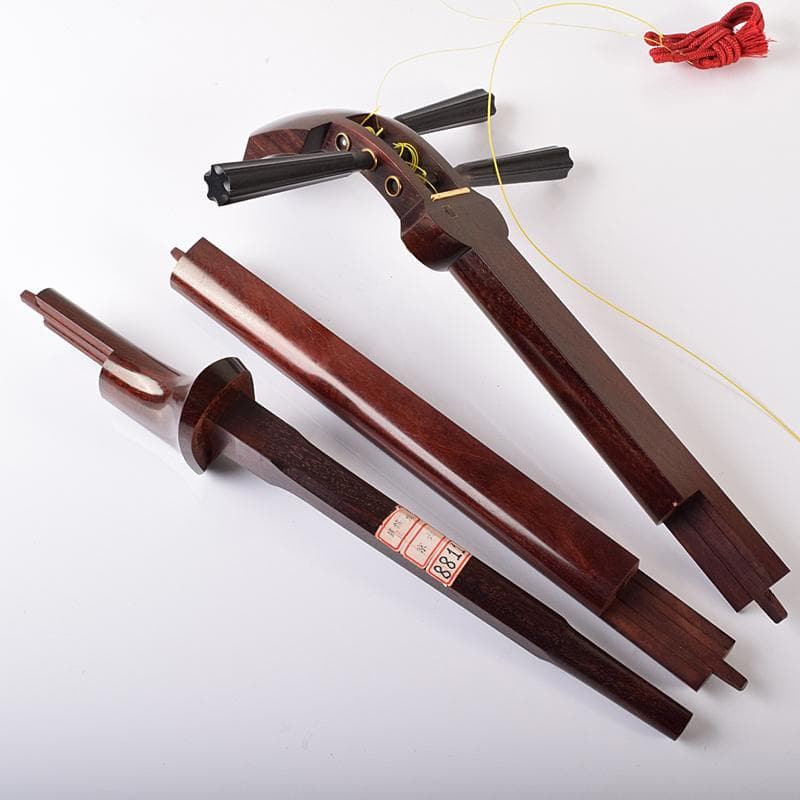 和楽器 弦楽器 菊忍 唐木紫檀棹 三味線 PAT.J刻印 M R8103B