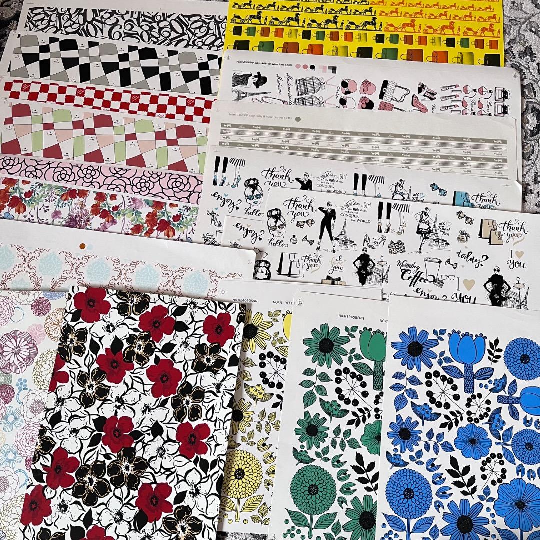 デザイン転写紙多数