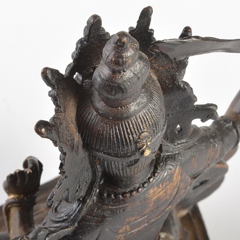 仏教美術 古銅鍍金 チベット仏 仏像 置物 D R6744