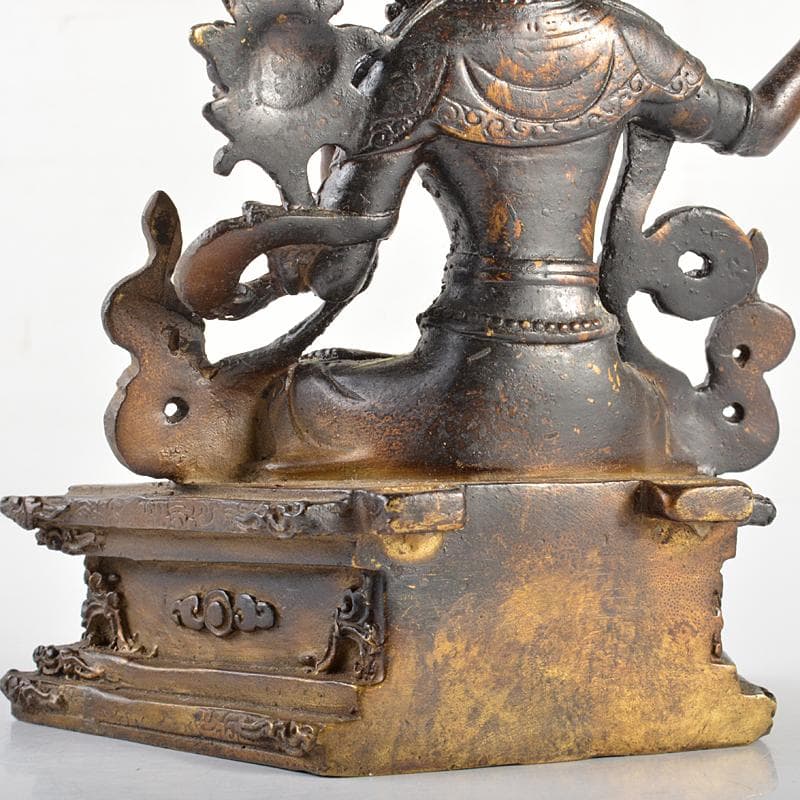 仏教美術 古銅鍍金 チベット仏 仏像 置物 D R6744