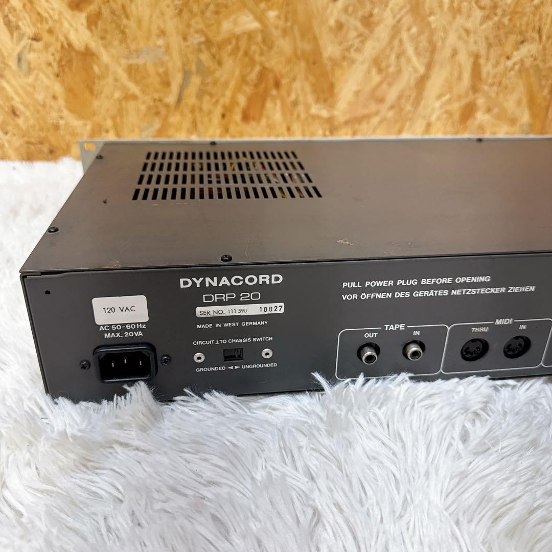 激レア！DYNACORD DRP20 ビンテージリバーブ reverb