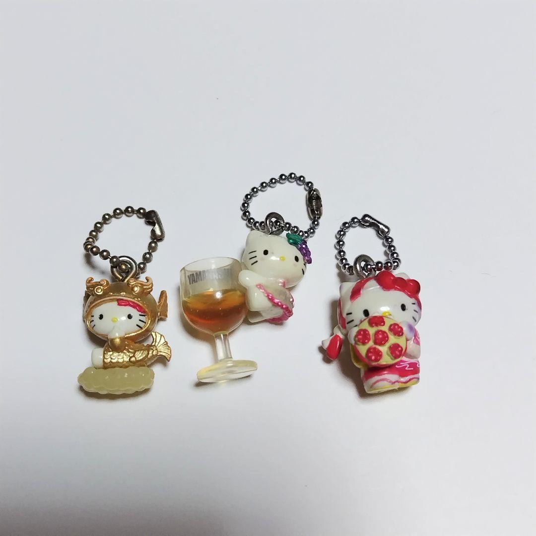 ハローキティ ご当地 ボールペン 45本＆ストラップ3個