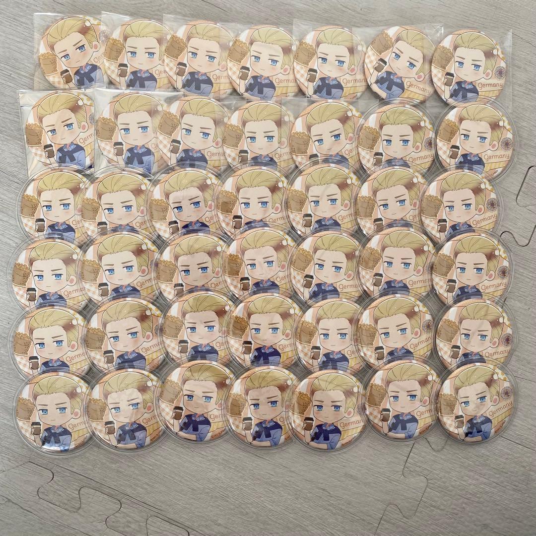 ヘタリア 缶バッジ ドイツ ドレセレmini