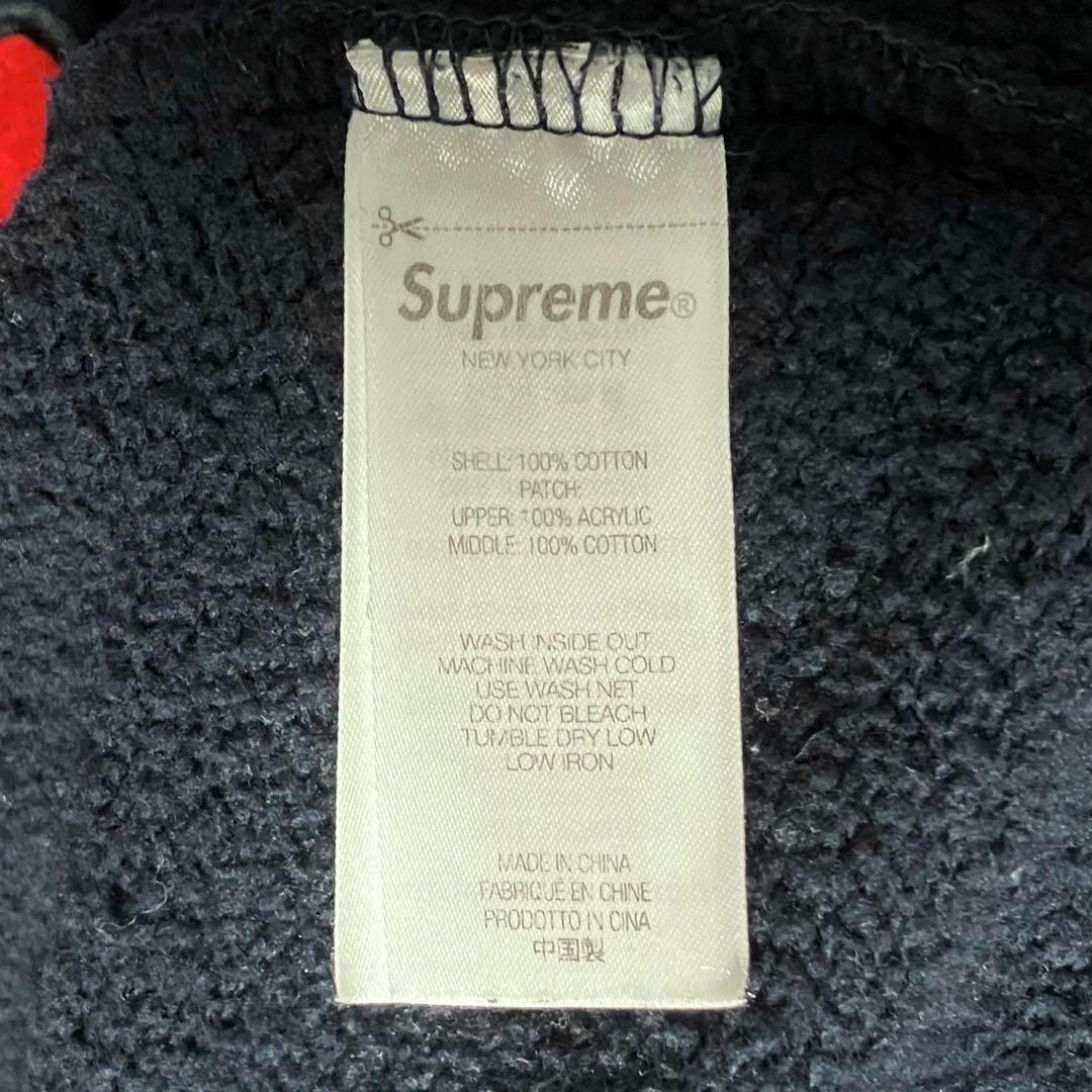 【即完売 】シュプリーム☆パッチアーチロゴスウェットパーカー希少XLネイビー