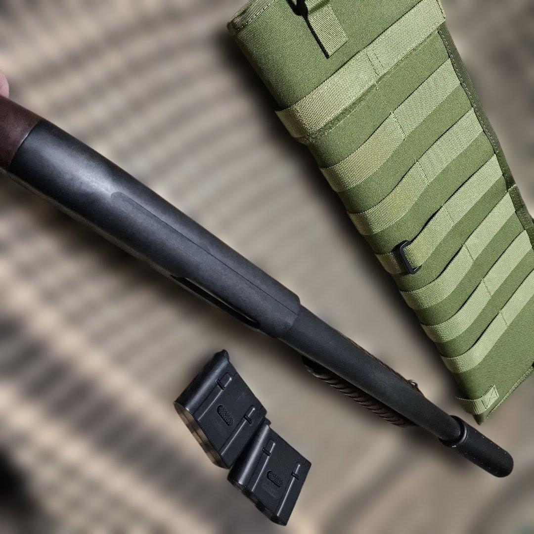 1 マルゼン製　CA870　エアーコッキングショットガン　サイレンサーホルスター