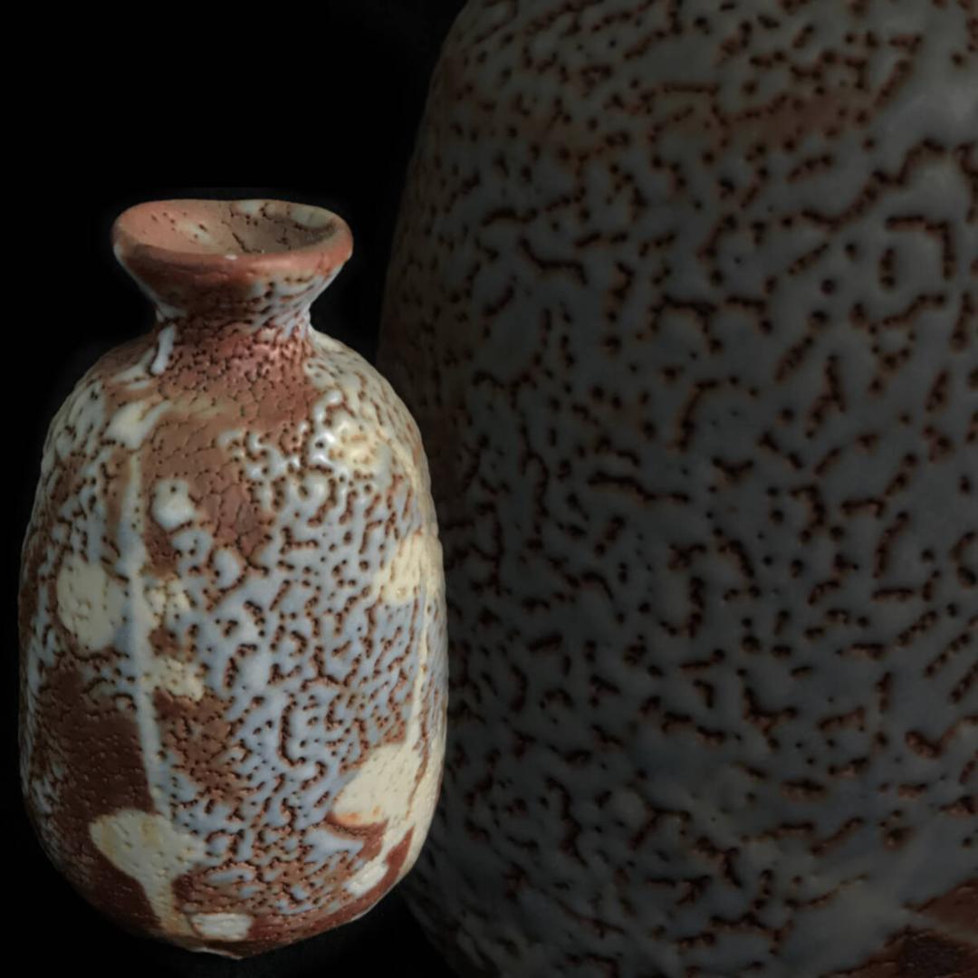 加藤豊久 志野徳利 花入 銘有 酒器 花瓶 花器 一輪差し とっくり 加藤豊久 志野徳利 花入 銘有 酒器 花瓶 花器 一輪差し とっくり